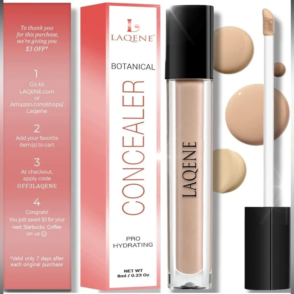 🆕 LAQENE Concealer For Flawless Silky Smooth Skin - Picture 2 of 5